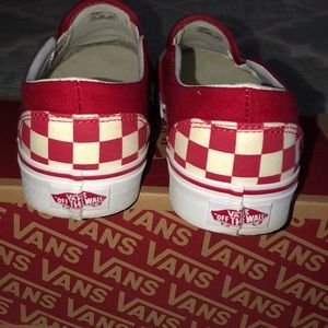 vans tango red checkered